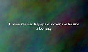 Nové online kasína Zábava a šance na výhru