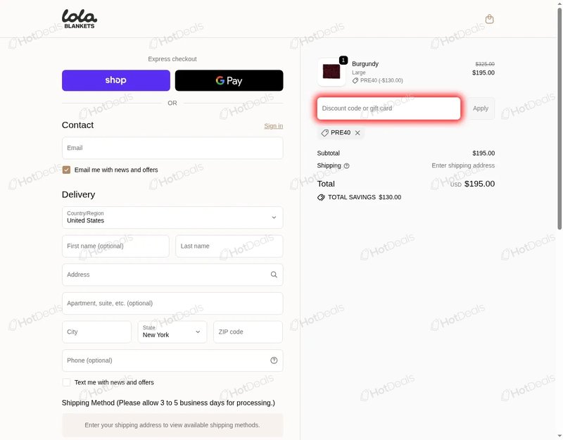 United Kingdom - lolajack promo code