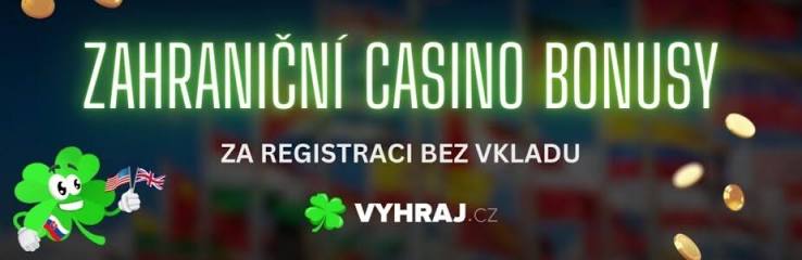 Zahraniční casina s vkladem 50 Kč pro české hráče